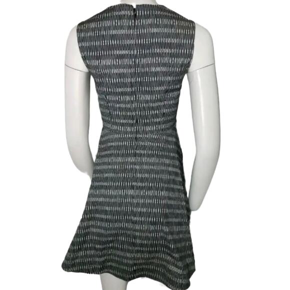 Kate Spade Saturday Black Print Pockets Sleeveless Fit and Flare Dress Size 0 - Picture 13 of 13